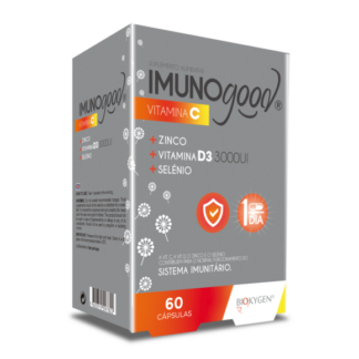 IMUNOGOOD®️ Vitamina C + Zinco + Vitamina D3 + Selénio 60 Cápsulas