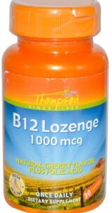 B12 Lozenge - 1000mg 30 Pastilhas
