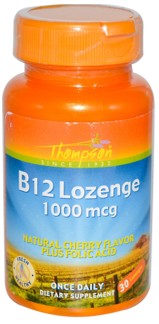 B12 Lozenge - 1000mg 30 Pastilhas