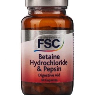 Betaine Hydrochloride & Pepsin - 60 Caps