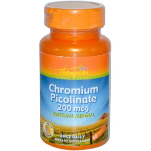 CHROMIUM PICOLINATE 200 MCG - 60 Comp
