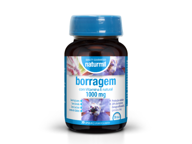 Borragem 1000mg 30 capsulas