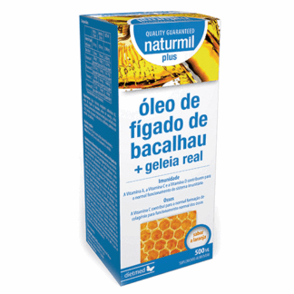 Óleo Fígado Bacalhau 500ml Plus (+Geleia Real) Solução Oral