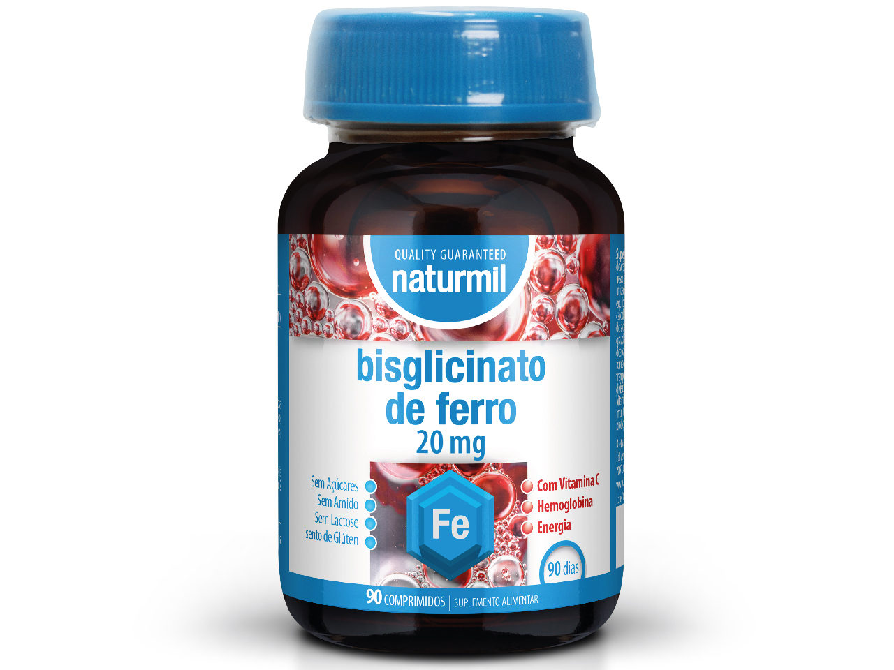 Bisglicinato de Ferro 90cmp.