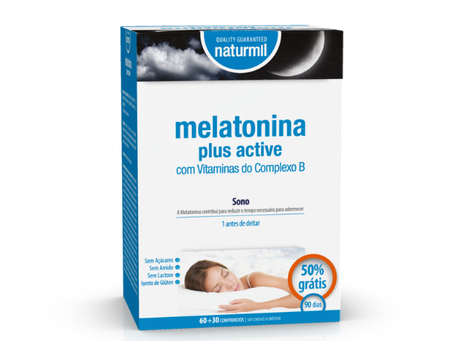 Melatonina Plus Active +50% 1,95mg 60cmp.