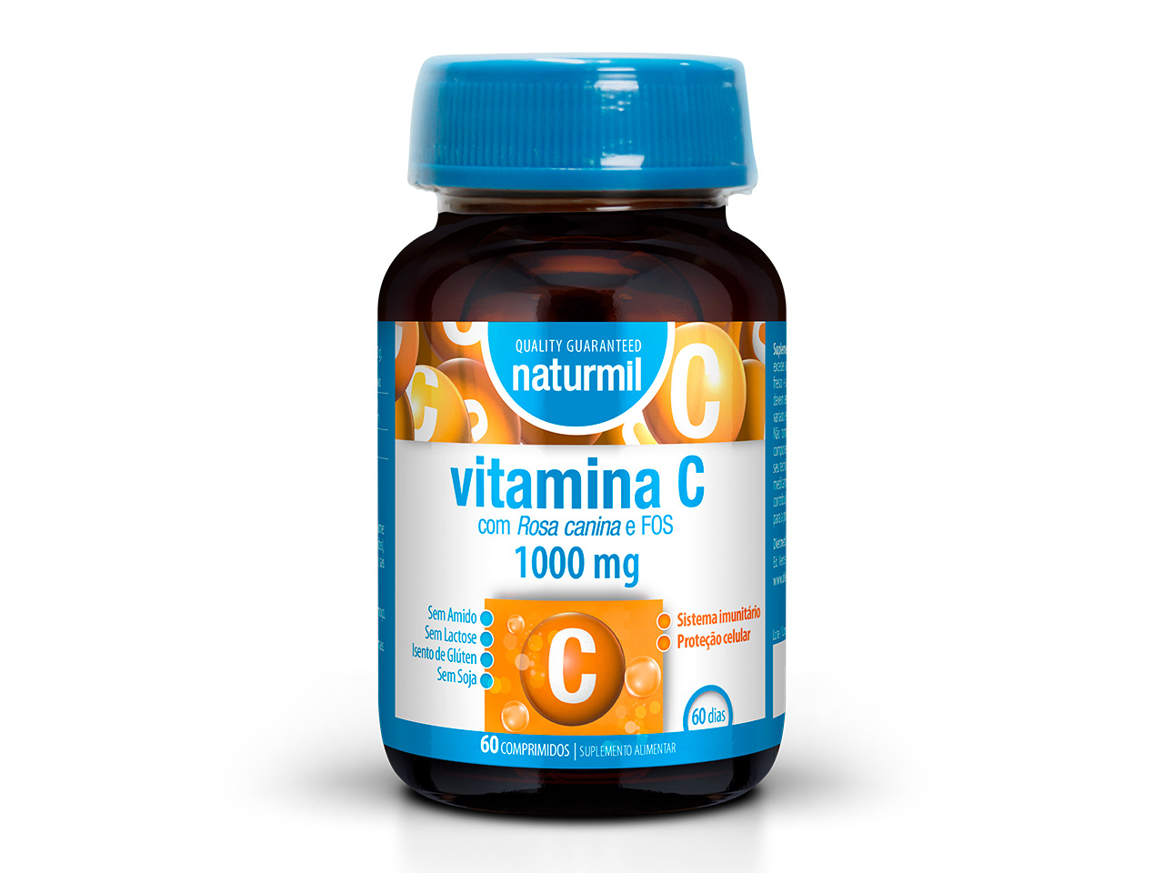 Vitamina C 1000mg 60 Comprimidos - Natrurmil