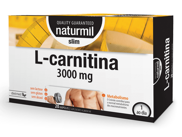 L-Carnitina Slim 3000mg 20x15ml Ampolas