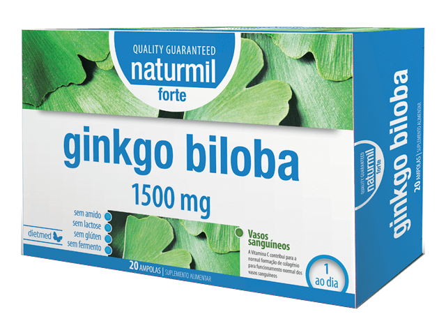 Ginkgo Biloba Forte 1500mg 20x15ml Ampolas