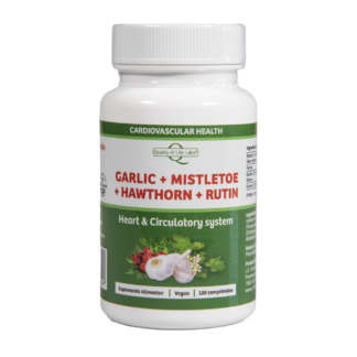 Garlic+Mistletoe+Hawthorn+Rutin 120 Comp