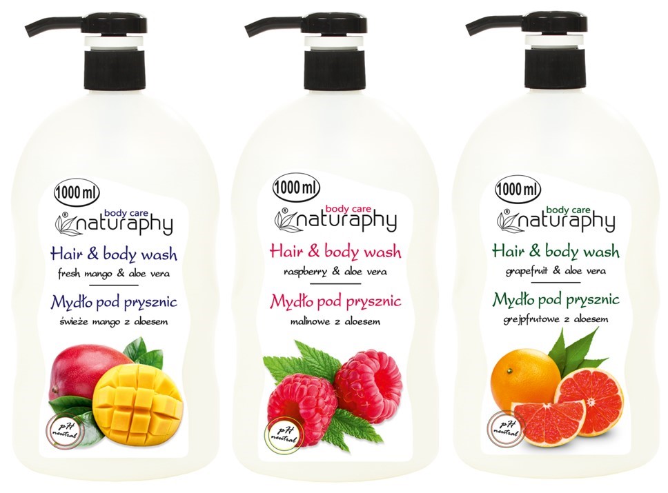 Hair & Body Wash Grapefruit & Aloe Vera 1000 Ml