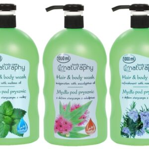 Herbal Hair & Body Wash With Rosemary Oil 1000 Ml