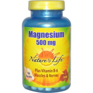 MAGNESIUM 500 MG PLUS VIT B6 - 100 Caps