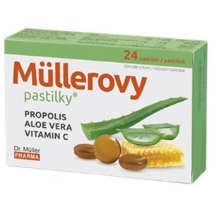 Muller Pastilles Propolis Aloe Vera Vitamin C - 24 Pastilhas