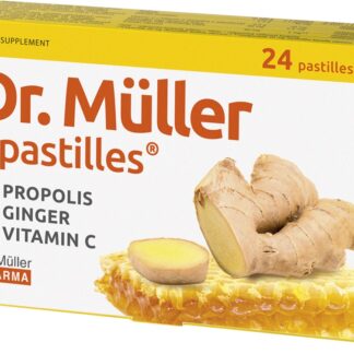 Muller Pastilles Propolis Ginger Vit C - 24 Pastilhas