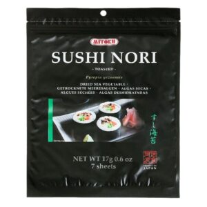 Alga Sushi-Nori 7 Folhas Tostada Mitoku 17g