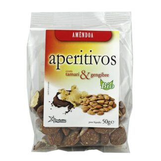 Amêndoas com Tamari e Gengibre BIO 50g