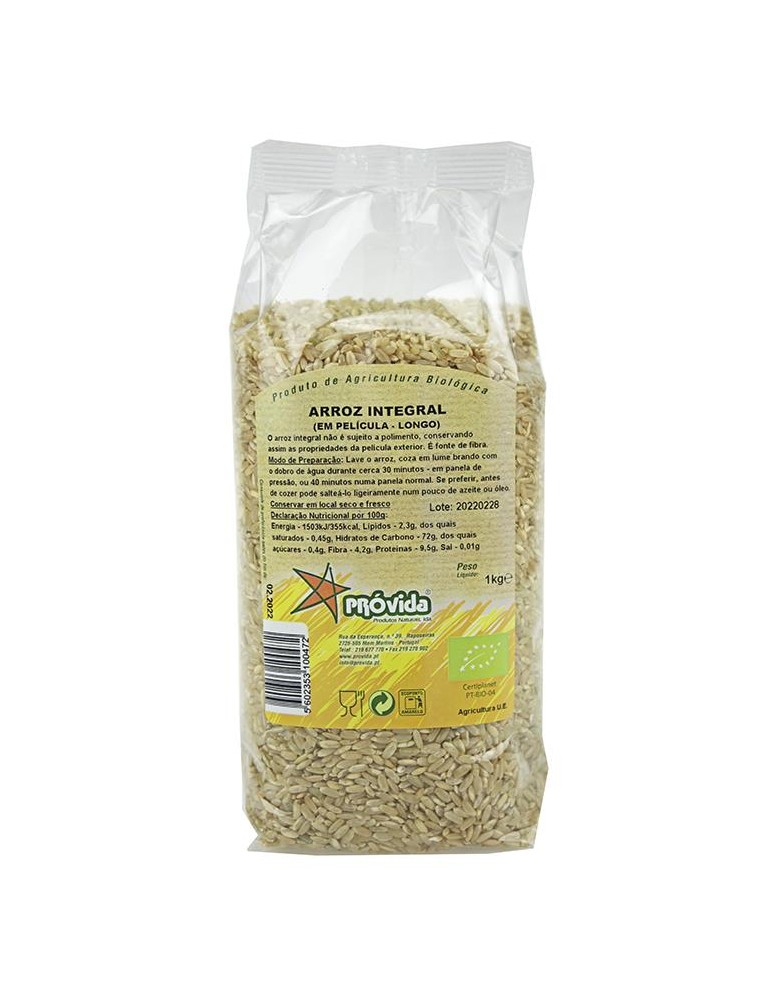 Arroz Integral Longo BIO 1kg