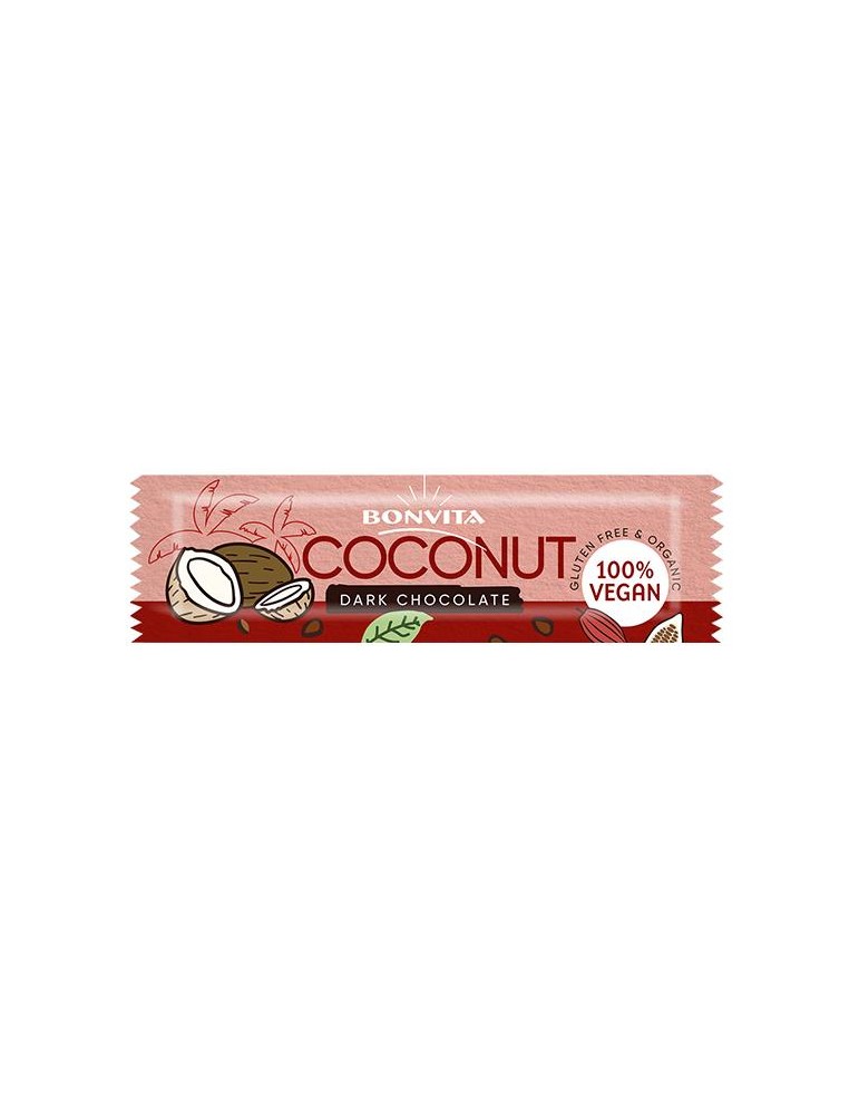 Barra Chocolate Negro e Coco Bonvita BIO 40g