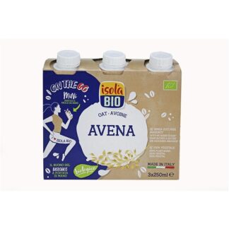 Bebida Aveia ISOLA BIO 3*250ml