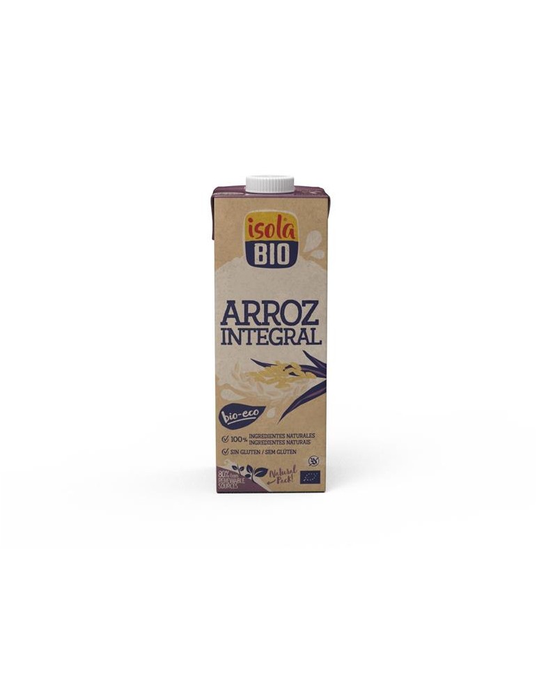 Bebida de Arroz Integral (Just) Isola Bio 1L