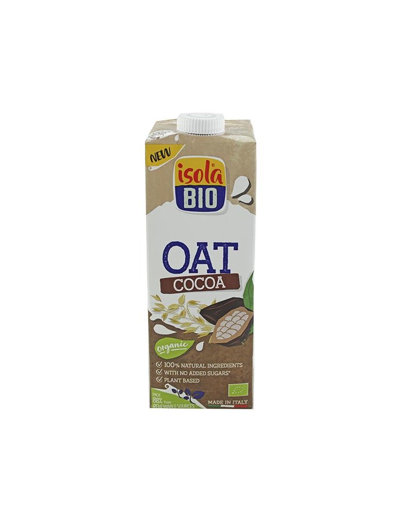 Bebida de Aveia com Cacau Isola BIO 1L