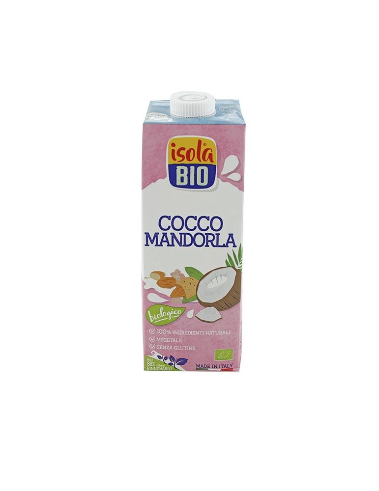 Bebida de Coco com Amêndoa S/Glúten Isola BIO 1L
