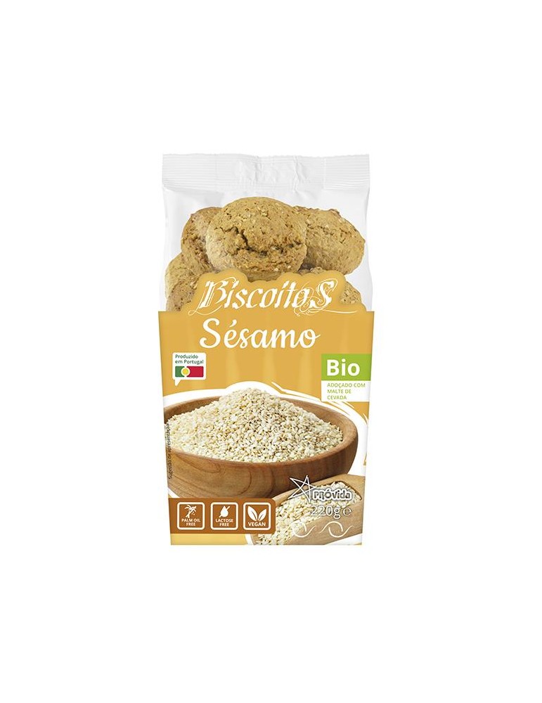 Biscoitos de Sésamo BIO 220g