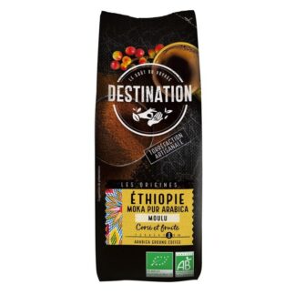 Café Etiópia- Moka Puro Arábica moído BIO DESTINATION 250g