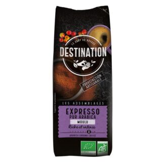 Café Expresso- Puro Arábica moído BIO DESTINATION 250g