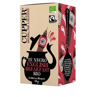 Chá English Breakfast BIO CUPPER 20saq*44g