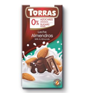 Chocolate Leite c/Amêndoa S/açúcar adicio.Torras 75g