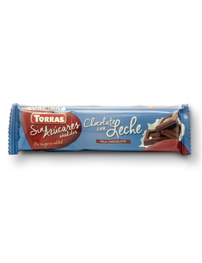 Chocolate Leite S/açúcar adicionado Torras 30g