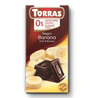 Chocolate Negro c/Banana S/açúcar adicio.Torras 75g