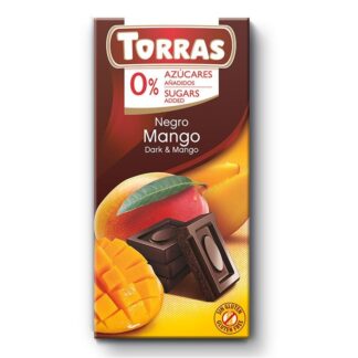 Chocolate Negro c/Manga S/açúcar adicio.Torras 75g