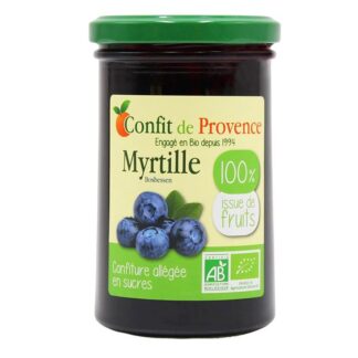 Compota Mirtilo 100% Confit de Provence BIO 290g