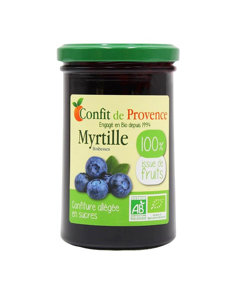 Compota Mirtilo 100% Confit de Provence BIO 290g