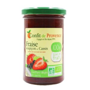 Compota Morango c/Groselha 100% Confit Provence BIO 290g