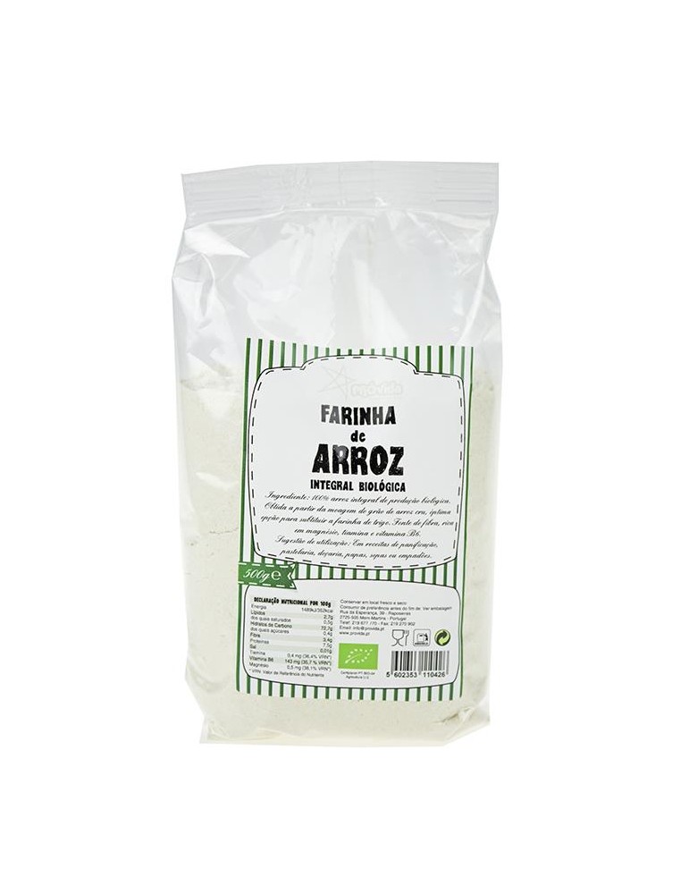 Farinha Arroz Integral S/Glúten BIO Próvida 500g