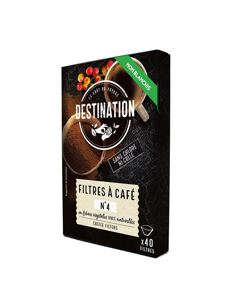 Filtros para café nº4 DESTINATION 40 unid.