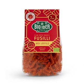 Fusilli Lentilhas Vermelhas S/Glúten La BIO Idea 250g