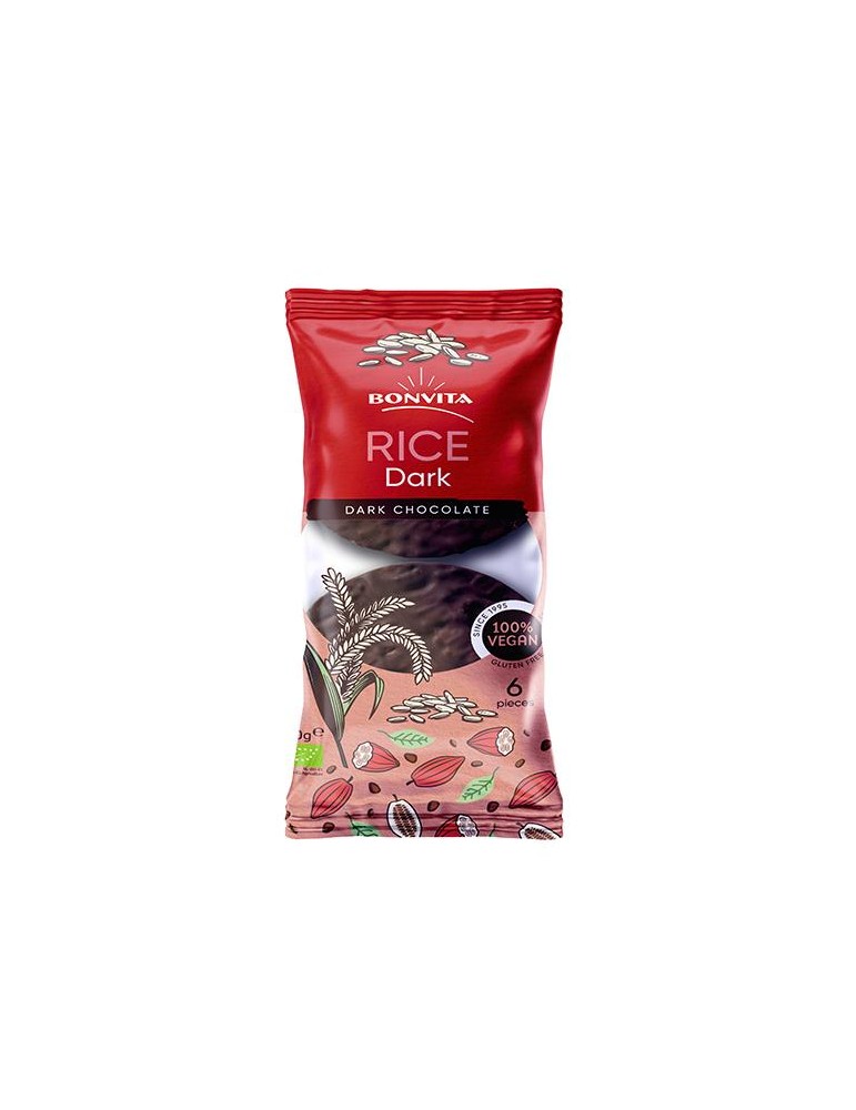 Galetes de Arroz c/Chocolate Negro Bonvita BIO 100g
