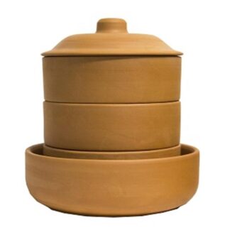 Germinadores Cereais Barro 3 pisos Base+Tampa