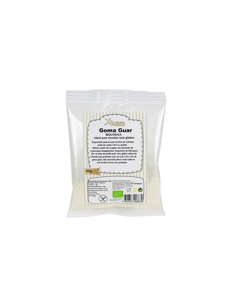 Goma de Guar sem Glúten Próvida 60g