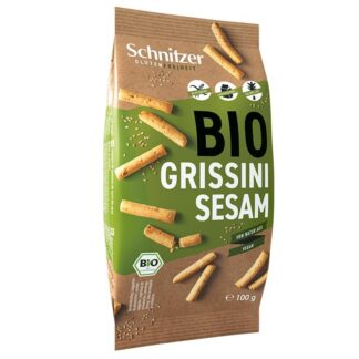 Grissini Sésamo (Palitos) S/Glúten SCHNITZER 100g