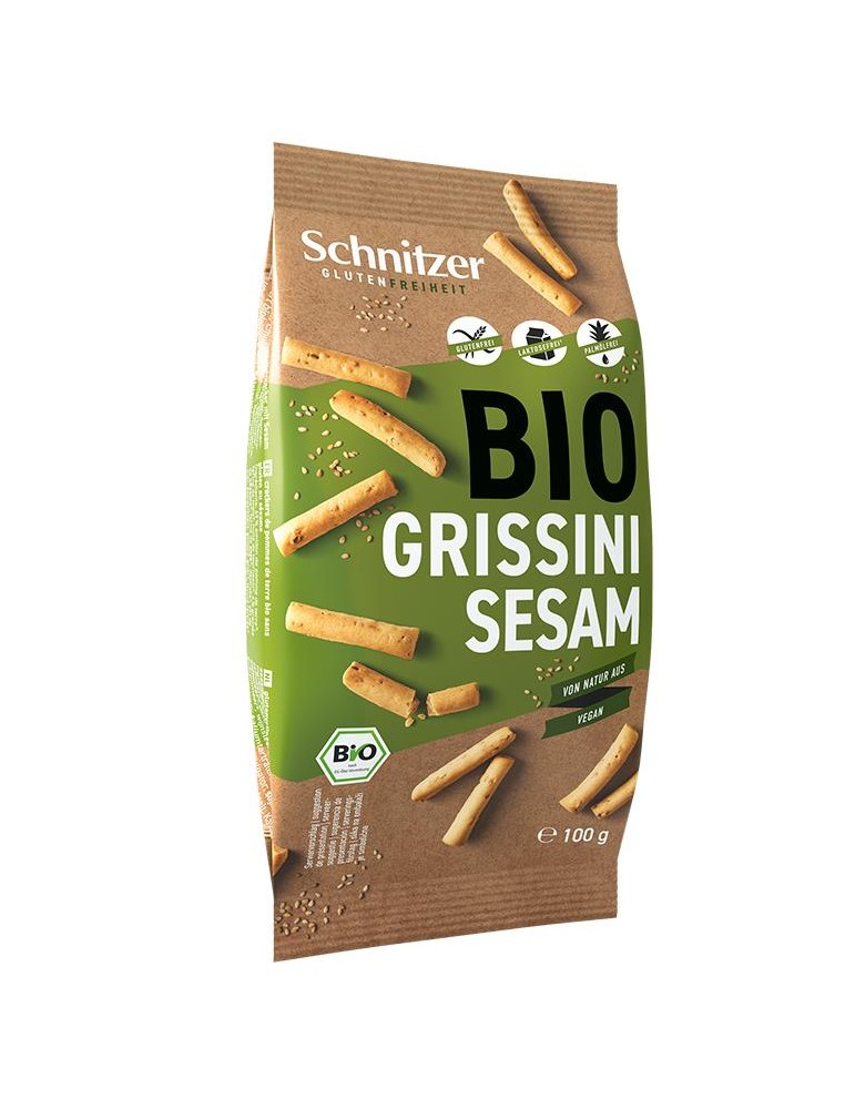Grissini Sésamo (Palitos) S/Glúten SCHNITZER 100g