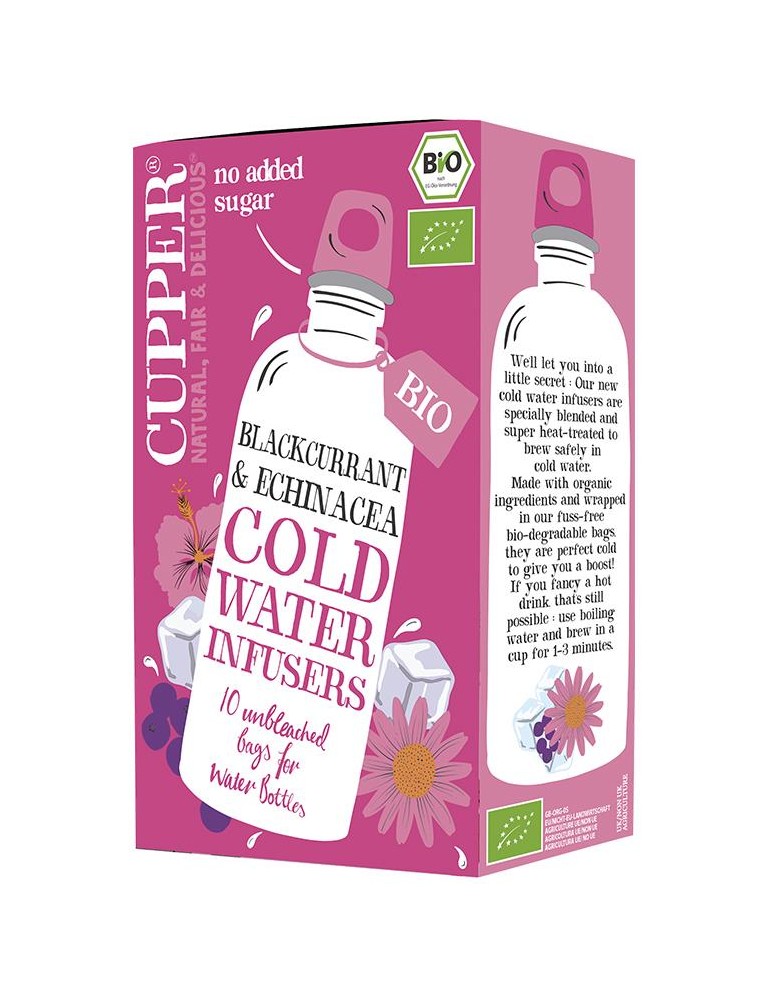 Infusão Fria Groselha Equinácea BIO CUPPER 10saq*27g