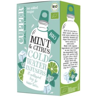 Infusão Fria Menta & Citrinos BIO CUPPER 10saq*27g