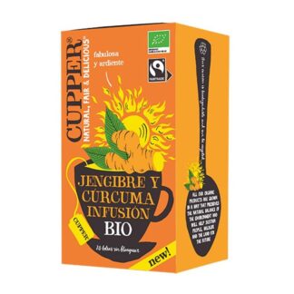 Infusão Gengibre e Curcuma BIO CUPPER 20saq*36g