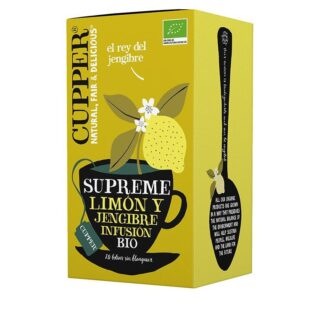 Infusão Limão & Gengibre BIO CUPPER 20saq*50g