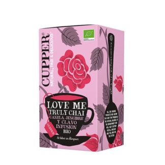Infusão Love Me Truly Chai BIO CUPPER 20saq*44g